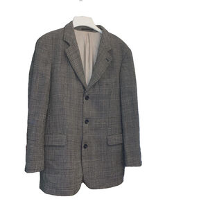 Men's Hugo Boss Blazer Size M Gray Plaid